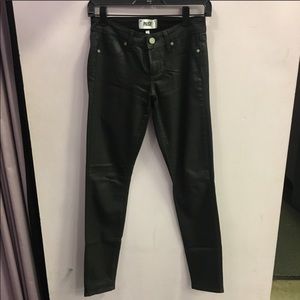 Paige Wax Coated Jeans